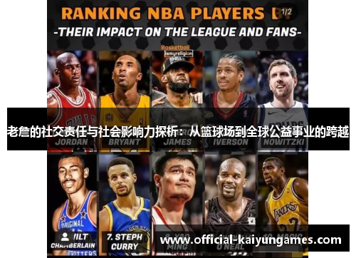 老詹的社交责任与社会影响力探析：从篮球场到全球公益事业的跨越