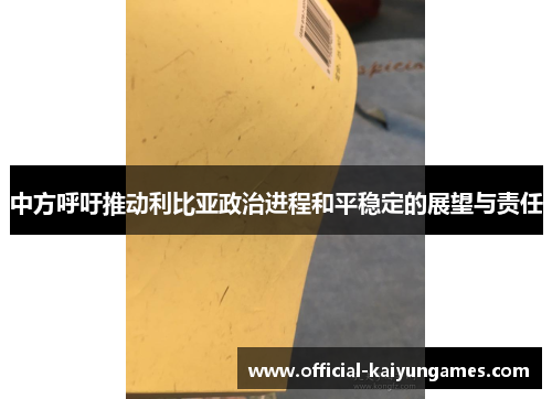 中方呼吁推动利比亚政治进程和平稳定的展望与责任