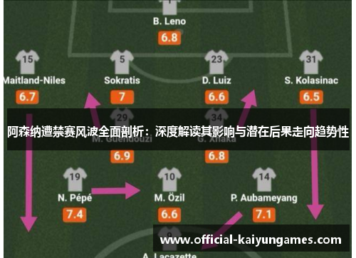 阿森纳遭禁赛风波全面剖析：深度解读其影响与潜在后果走向趋势性